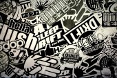 Sticker Masters Hellaflush Sticker Black - 1