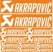 Sticker Masters Akrapovic Sponsor Set Sticker thumbnail 2