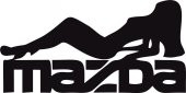 Sticker Masters Mazda Sexy Women Sticker thumbnail 1
