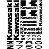 Sticker Masters Kawasaki Z 750 Sticker Set - 1