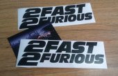 Sticker Masters The Fast And The Furious 2 - 1