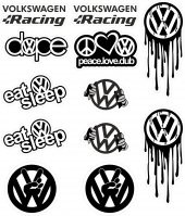 Sticker Masters Volkswagen Sticker Set - 1