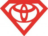 Sticker Masters Toyota Süpermen Logo Sticker thumbnail 2