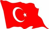 Sticker Masters Dalgalı Türk Bayrağı Sticker - 1