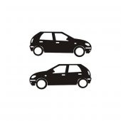 Sticker Masters Fiat Palio Basık Araç Sticker - 1