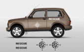Sticker Masters Lada Niva Sticker Set Rescue - 1