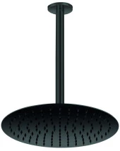 Gpd Ankastre Duş Başlığı Oval Slim Metal 30 Cm Siyah ADS22-S - 1