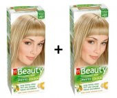 MM Beauty Bitkisel Saç Boyası Platin Kumral M01- (2 ADET) - 1