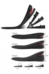 7 Cm Hava Yastıklı Boy Uzatıcı Tabanlık Boy Uzatan Topuk Yükseltici - 2