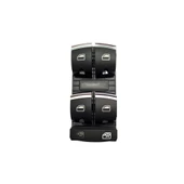 Audi A6 2009-2011 Sol Ön Kapı Dörtlü Cam Düğmesi Krom 4F0959851H - 3