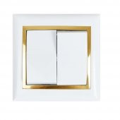 Alfa Sıva Üstü İkili Anahtar Varaklı - 1