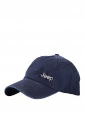 Perlotus Jeep Metal Logolu Lacivert Eskitme Beyzbol Şapka - 1