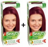 MM Beauty Bitkisel Saç Boyası Vişne Kızılı M14 - 2 ADET - 1