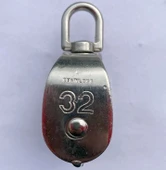 PASLANMAZ KROM ÇİFTLİ MAKARA 32mm - 1