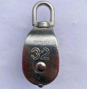 PASLANMAZ KROM ÇİFTLİ MAKARA 32mm - 1