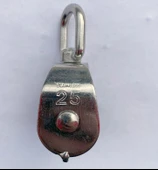 PASLANMAZ KROM ÇİFTLİ MAKARA 25mm - 1