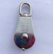 PASLANMAZ KROM TEKLİ MAKARA 32mm - 2