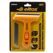 Eltos Cam Kazıma Bıçağı Yedek Jiletli Saplı 14.5 cm CKS002 - 4