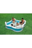 Intex 56475 Şeffaf Koltuklu Aile Boyu 2 Bölme Havuz - 1