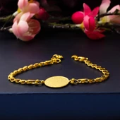 Halep Zincirli Çeyrek Altınlı Bileklik thumbnail 4