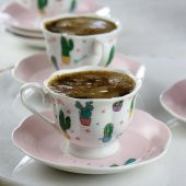 Tantitoni Lovely Kaktüs 6Lı New Bone Kahve Fincan Takımı - 5