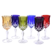 Decorium Kırmızı Şarap Kadehi 6 Prc Crıstallıne M03605 - 1