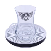 Decorium Çay Takımı Kulplu 12 Prc Monochrome M02051 - 2
