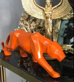 Dekoratif kübik leopar biblo thumbnail 3