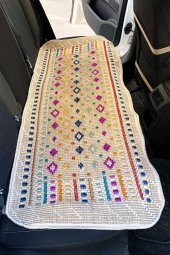 Oto Kılıf Kilim Ön ve Arka Koltuk 3lü Set Terletmez Universal - 2