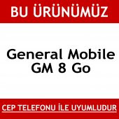General Mobile GM 8 Go Kum Deluxe Kapaklı Cüzdan Kartlıklı Para Bölmeli Kılıf 360 Tam Koruma - 2