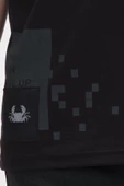 Erkek Baskı Desenli Bisiklet Yaka Pamuklu Kısa Kollu Basic T-Shirt - 8