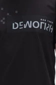 Erkek Baskı Desenli Bisiklet Yaka Pamuklu Kısa Kollu Basic T-Shirt - 7