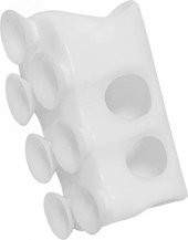 Silikon Vantuzlu Duş Başlığı Askısı Duş Ahize Tututcu Vidasız 7 Vantuzlu Tutucu - 2