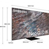 Samsung 65QN800 65" 165 Ekran Uydu Alıcılı 8K Ultra HD Smart Neo QLED TV thumbnail 5