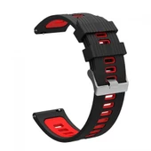 Gpack Samsung Galaxy Watch 4 Classic 42mm Kordon Delikli Çift Renk Şık Tasarım KRD 55 - 2