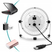 Hadron Hdx7251 Metal 8 Usb Masaüstü Taşınabilir Soğutucu Pervane Vantilatör - 11