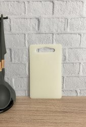 Kesme Tahtası Plastik Beyaz 14x24 cm thumbnail 1