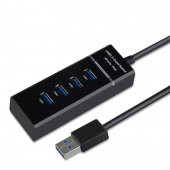 PrimeX PX-3010 USB Hub, 4 Port USB 3.0 Çoklayıcı, USB Çoklayıcı Siyah - 2