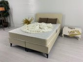İpek Mobilya Ecostil İkili Set ( Baza + Başlık ) Renk BEJ 140x190 - 1