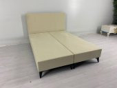 İpek Mobilya Ecostil İkili Set ( Baza + Başlık ) Renk BEJ 140x190 - 3