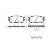 Hyundai Accent III 1.4 1.6  0986TB2935 ÖN FREN BALATASI Bosch - 1