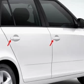 Skoda Octavia A5 2004-2008 Ön Arka Uyumlu Dış Kapı Kolu Kapağı 3B4839879A - 2