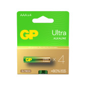 GP G-TECH Ultra Alkalin İnce LR03 - AAA Boy 1.5V Pil 4'lü Kart - 1