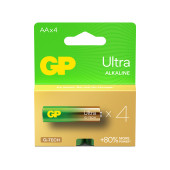 GP G-TECH Ultra Alkalin Kalem LR6 - AA Boy 1.5V Pil 4'lü Kart - 1
