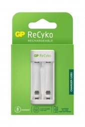 GP E211 USB AA-AAA Şarj Cihazı  GP 2700 Serisi AA 4lü Kalem Pil  GP 1000 Serisi AAA 4lü İnce Pil - 2