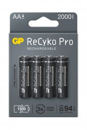GP E211 USB AA-AAA Şarj Cihazı  GP ReCyko Pro 2000 mAh 4lü AA  GP ReCyko Pro 800 mAh 4lü AAA - 3