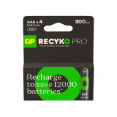 GP ReCyko Pro 2000 mAh 4lü AA Kalem  GP ReCyko Pro 800 mAh 4lü AAA İnce Kalem - 3