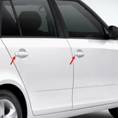 VW Passat B5.5 2001-2005 Ön Arka Uyumlu Dış Kapı Kolu Kapağı 3B4839879A thumbnail 2