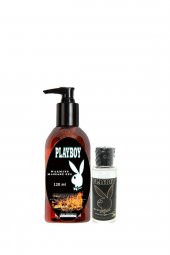 Playboy Aromaterapi  Isıtıclı Massage Oil 120 ml + Natural Aromalı Massage Vücut Masaj Yağı 50 ML - 1