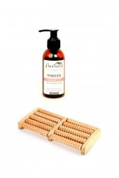 Parnassos Çikolata Aromaterapi Yenilebilir  Masaj Yağı 150 ML &  Ayak Masaj Aleti Ahşap - 4